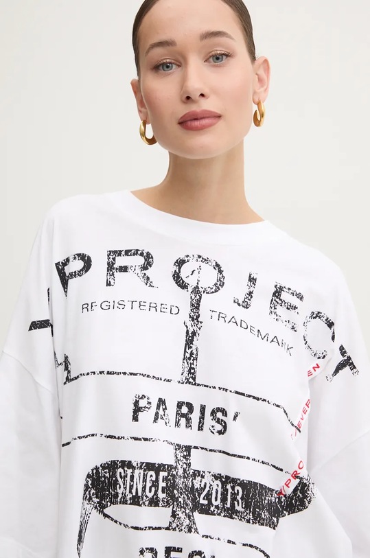 Y/Project t-shirt bawełniany EVERGREEN PARIS' BEST PINCHED T-SHIRT 204TS002