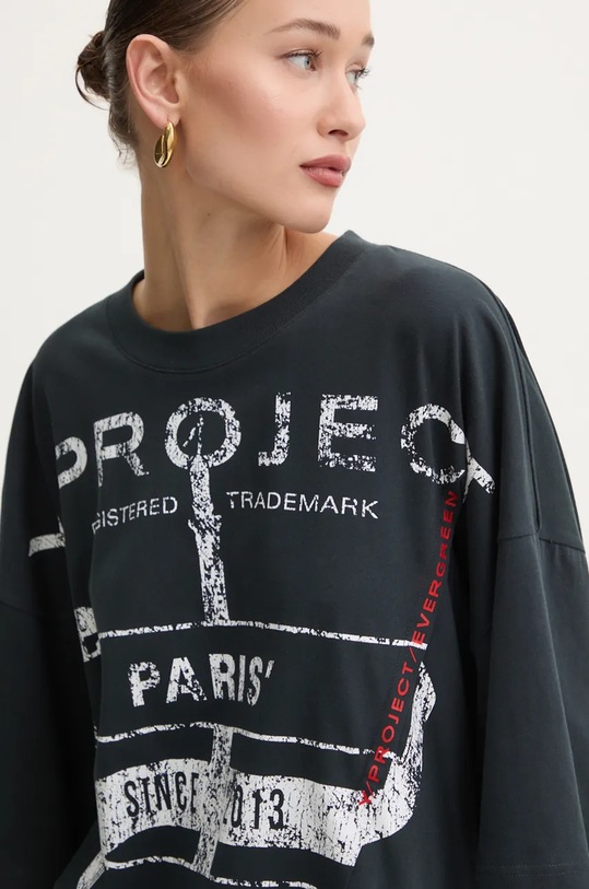 Bavlněné tričko Y/Project EVERGREEN PARIS' BEST PINCHED T-SHIRT 204TS002