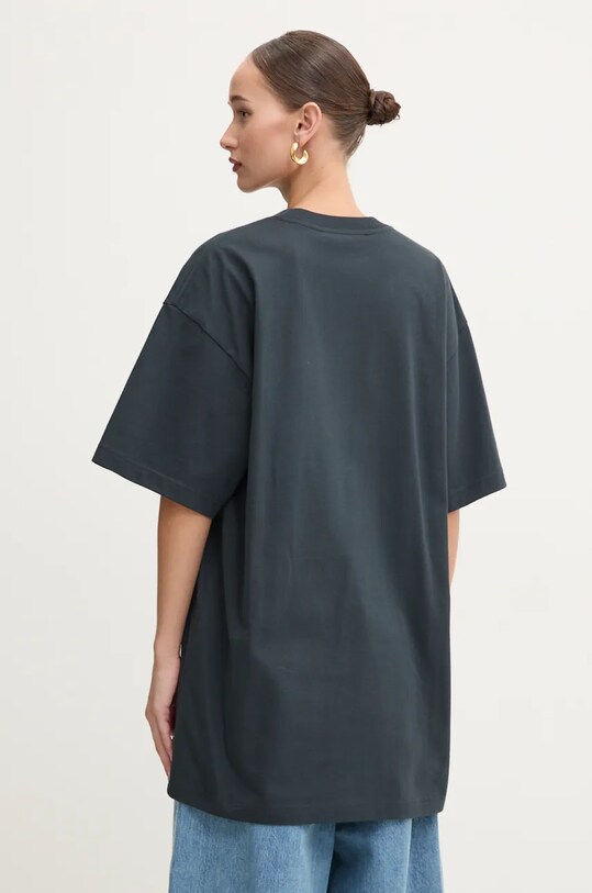Y/Project t-shirt in cotone EVERGREEN PINCHED LOGO T-SHIRT nero 204TS001