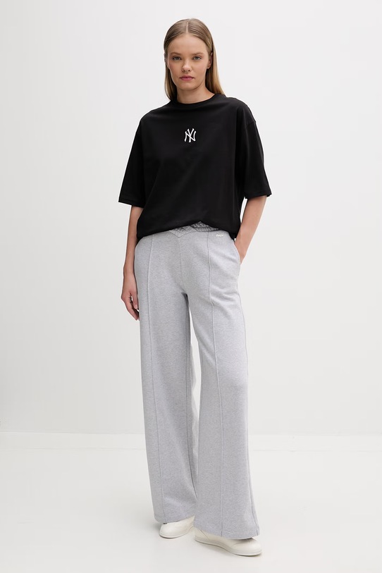New Era t-shirt bawełniany NEW YORK YANKEES czarny 60675746