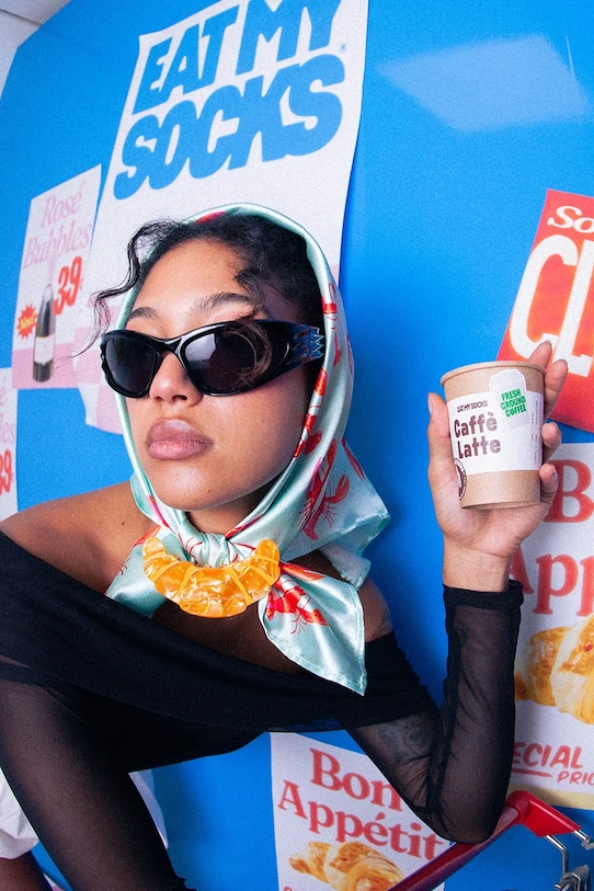 Home SPA Eat My Socks hajcsat Croissant EMSACCHCCR narancssárga