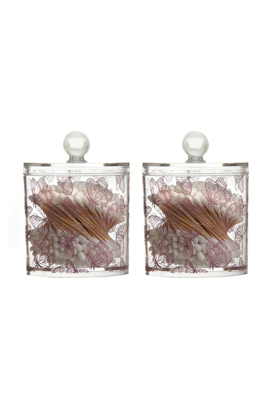 Danielle Beauty patyczki higieniczne w pojemniku Butterfly 250-pack transparentny DC9967CO