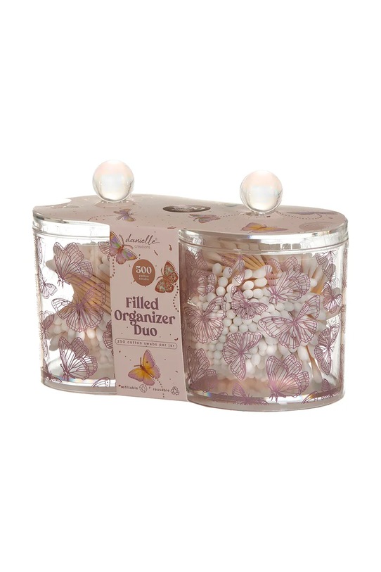 Home SPA Danielle Beauty patyczki higieniczne w pojemniku Butterfly 250-pack DC9967CO transparentny