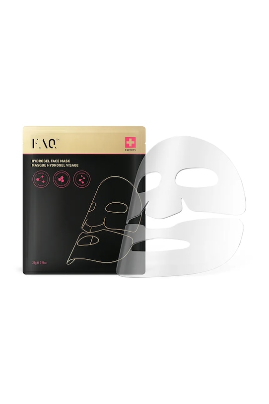 FOREO mască facială cu hidrogel și colagen Glass Skin FAQ™ F0389 negru AA00