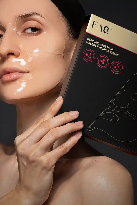 Home SPA FOREO maska hydrożelowa do twarzy z kolagenem Glass Skin FAQ™ F0389 czarny