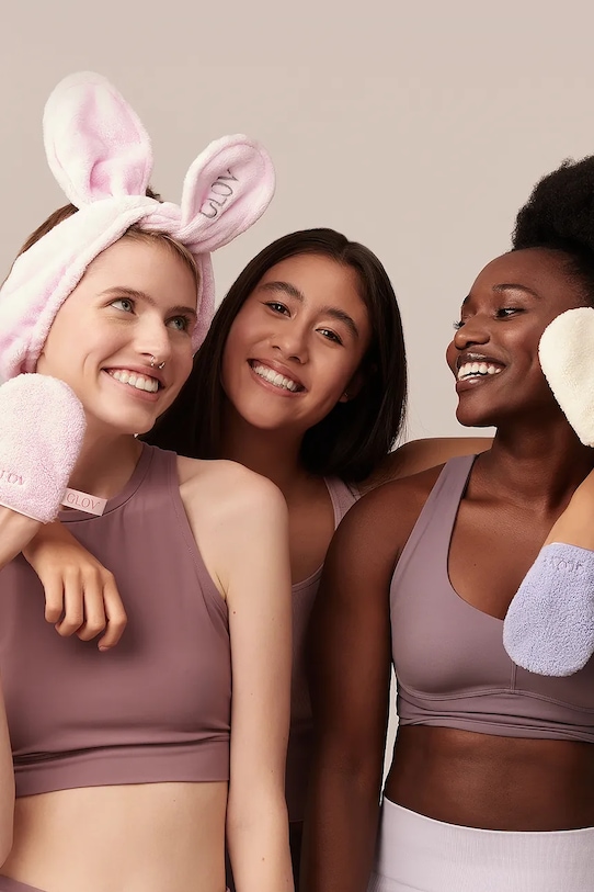 GLOV rękawiczka do demakijażu i oczyszczania twarzy tylko przy użyciu wody ICONIC MITT 2-pack 5907440748903