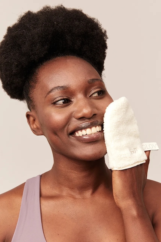 GLOV rękawiczka do demakijażu i oczyszczania twarzy tylko przy użyciu wody ICONIC MITT 3-pack 5907440748910