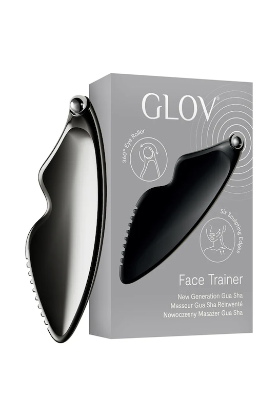 GLOV płytka gua sha Face Trainer czarny 5907440749146
