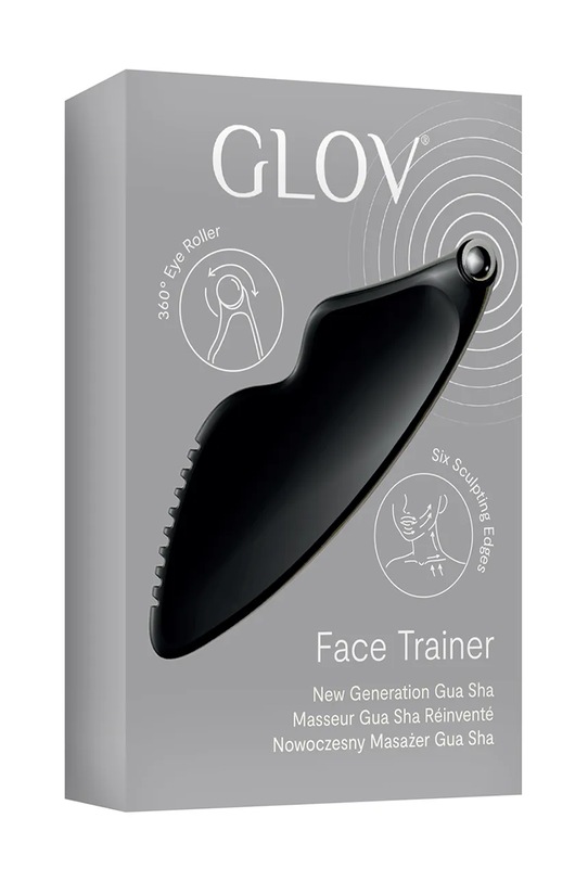 GLOV płytka gua sha Face Trainer czarny 5907440749146