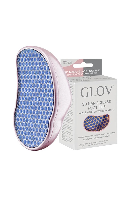Домашнее SPA Пемза для ног с наностеклом GLOV 3D NANO GLASS FOOT FILE 5907440743021 розовый