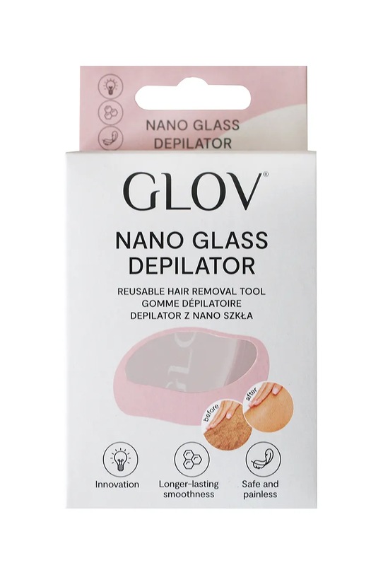 Home SPA GLOV bezbolesny depilator z nano szkła 5907440747869 różowy