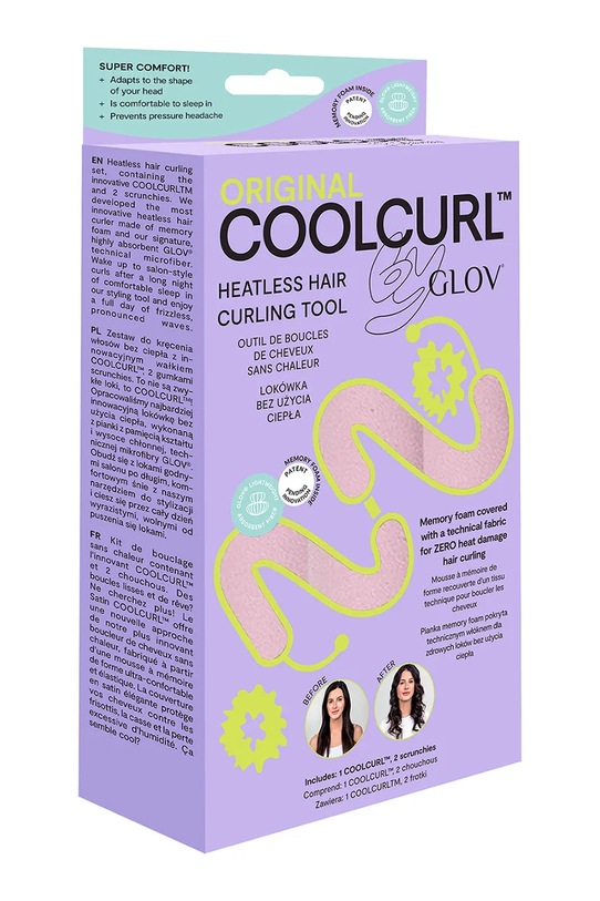 Home SPA Curlingový pás GLOV CoolCurl 5907440743571 ružová