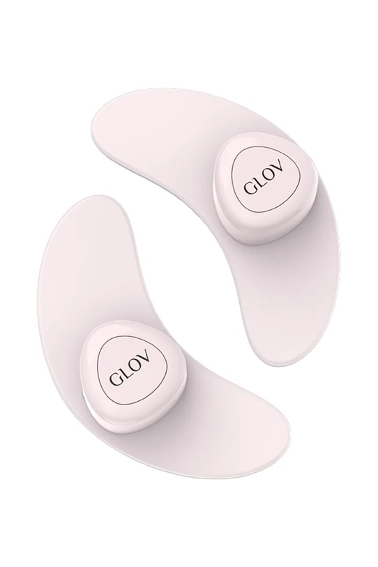 Glov płatki kosmetyczne pod oczy rozświetlające LED różowy 5907440748682
