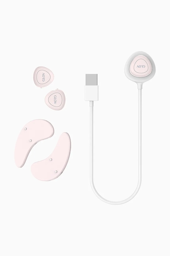 Glov płatki kosmetyczne pod oczy rozświetlające LED 5907440748682 różowy AA00