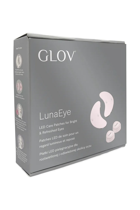 Home SPA Glov płatki kosmetyczne pod oczy rozświetlające LED 5907440748682 różowy