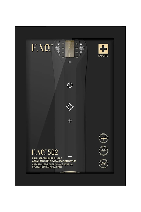 Home SPA FOREO urządzenie do terapii czerwonym światłem z nir FAQ 502 F0549 czarny