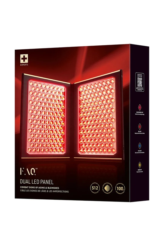 FOREO panel led z czerwonym światłem do zabiegów na twarz i ciało FAQ Dual LED Panel F0617 multicolor AA00