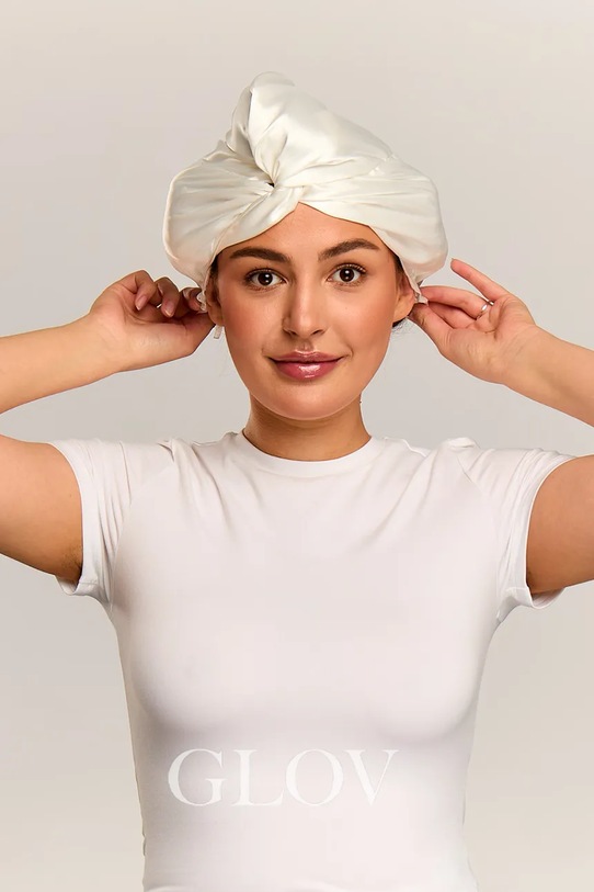 Home SPA Glov turban do włosów z materiału tekstylnego 5907440746312 żółty