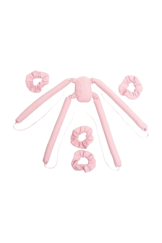 Glov váleček na vlasy z textilního materiálu 12,5 x 24,5 x 5,5 cm růžová 5907440747265