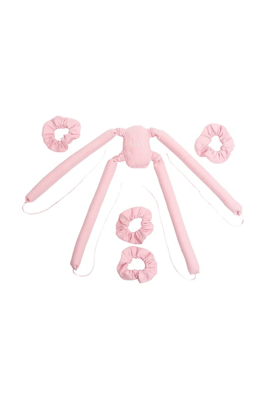 Glov váleček na vlasy z textilního materiálu 12,5 x 24,5 x 5,5 cm růžová 5907440747265