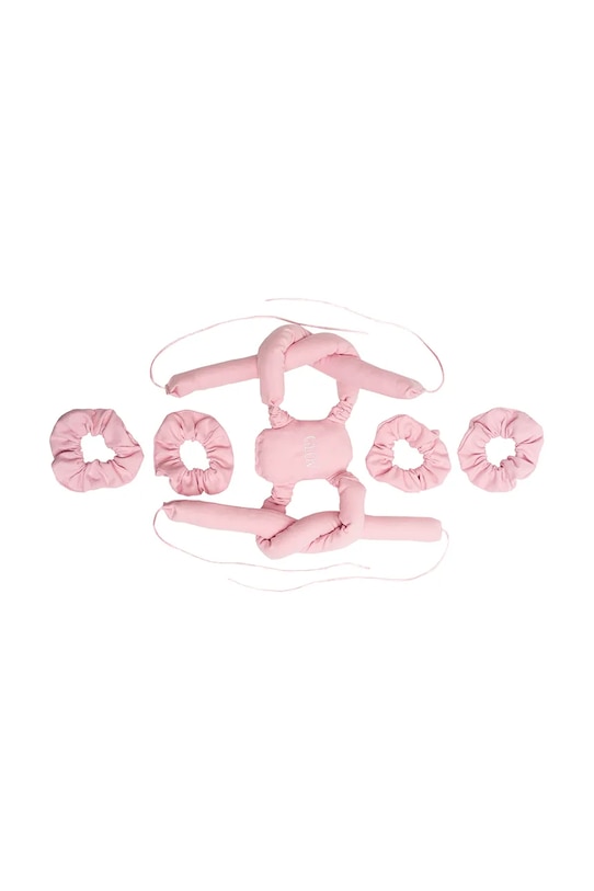 Glov váleček na vlasy z textilního materiálu 12,5 x 24,5 x 5,5 cm 5907440747265 růžová AA00