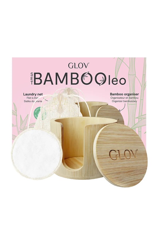 Glov zestaw do demakijażu bambusowy 10 x 7,5 x 10 cm multicolor 5907440747418