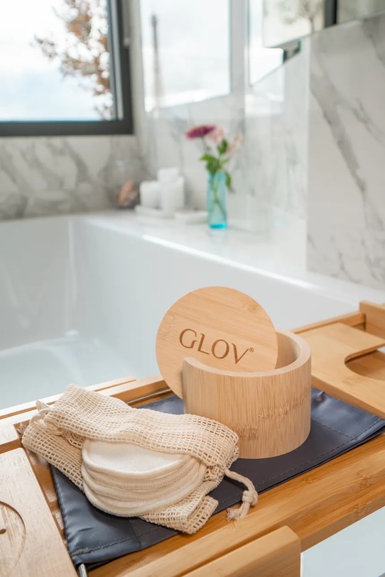 Glov zestaw do demakijażu bambusowy 10 x 7,5 x 10 cm 5907440747418