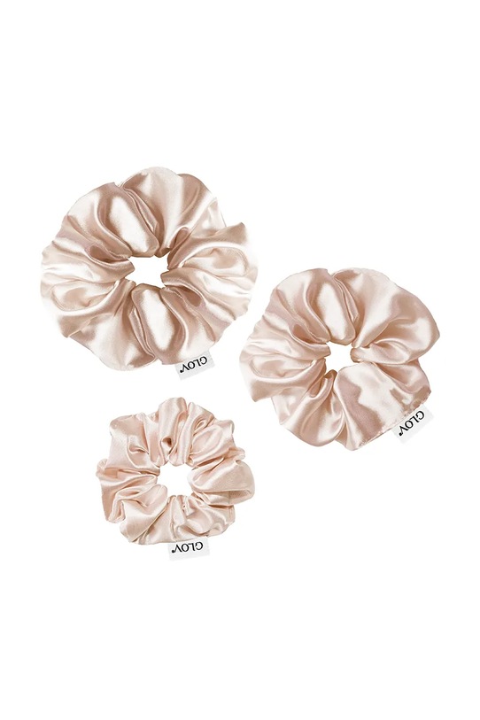 Glov zestaw gumek do włosów z materiału tekstylnego 11 x 12 x 12 cm żółty 5907440747555