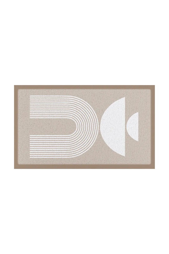 Artsy Doormats wycieraczka Beige Half Moon 70 x 40 cm multicolor DMW.BEIGEHALFMOON.7040
