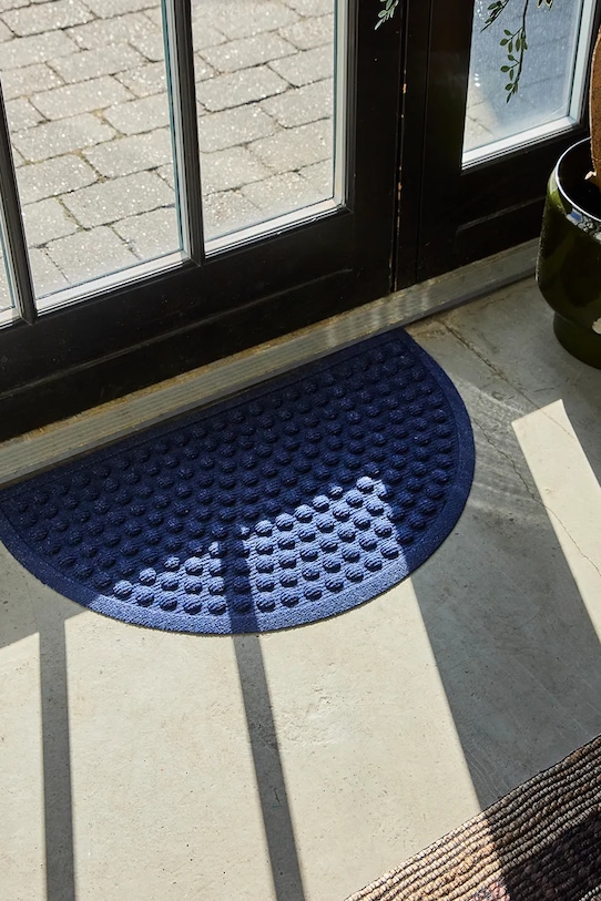 Salon i sypialnia House Doctor wycieraczka do butów z tworzywa sztucznego 75 x 45 x 0,8 cm 900000924 niebieski