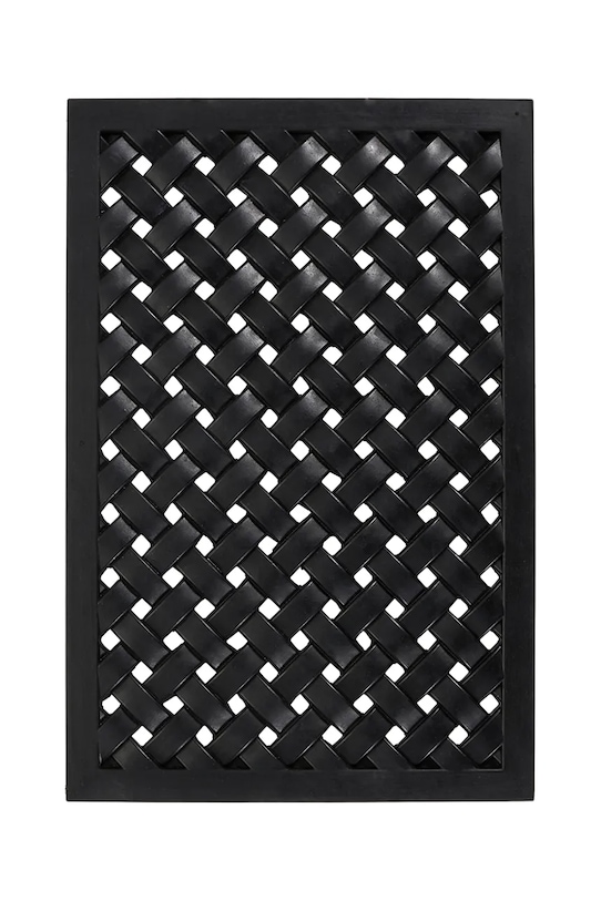 House Doctor wycieraczka do butów z tworzywa sztucznego 60 x 40 x 1,7 cm czarny 900000930