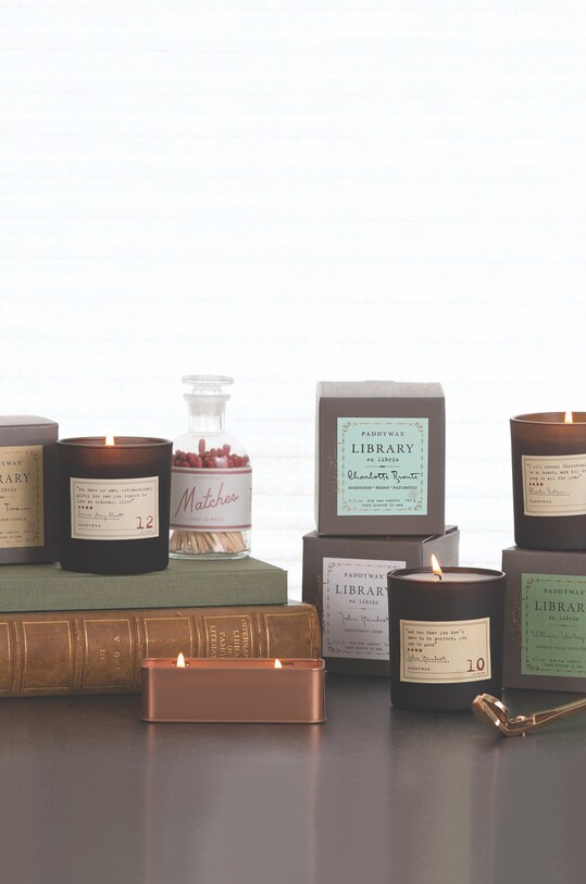 Vonná sójová svíčka Paddywax JOHN STEINBECK 370 g GL10EU vícebarevná AA00