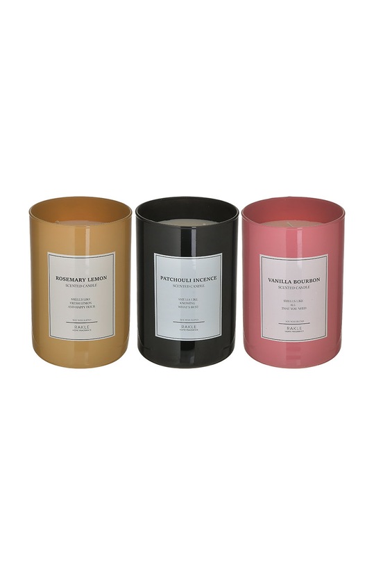Home SPA Vonná sviečka (3-pak) 6.80.961.0012.ROZOWY ružová