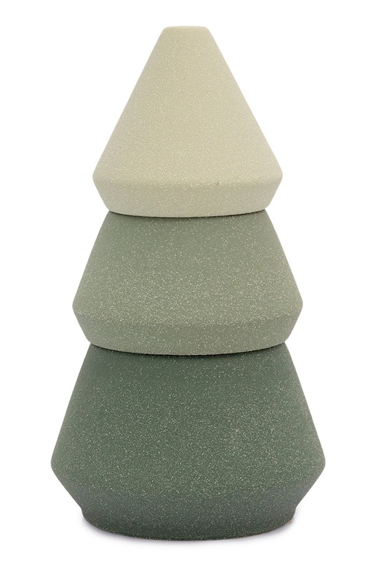 Paddywax set candele di soia con supporto per incensi Cypress & Fir 297 g + 155 g bianco CFHLG02EU