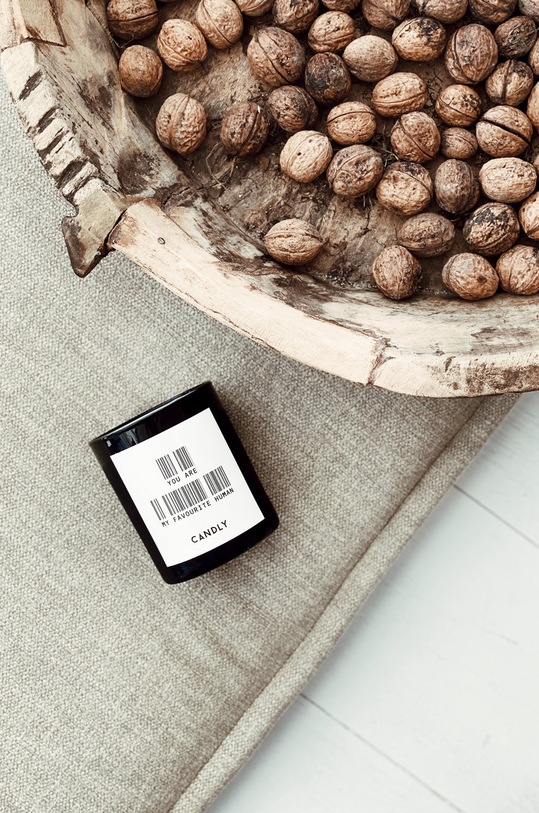 Candly świeca zapachowa sojowa No2. Rosemary & Rum No2BL czarny