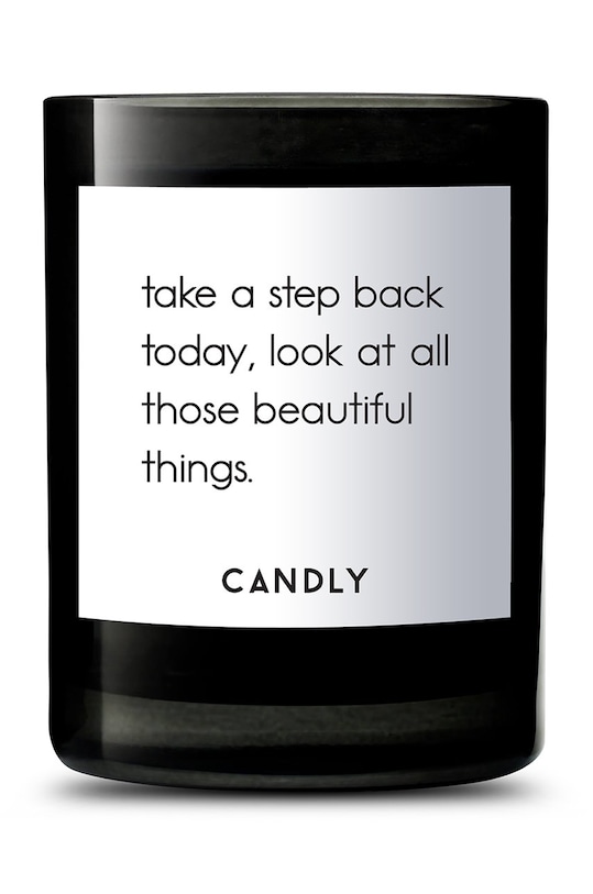 Candly świeca zapachowa sojowa Take a step back 250 g czarny No6TAS