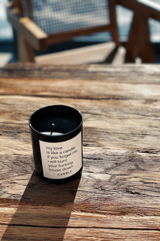 Candly świeca zapachowa sojowa No.8 Vetiver & Cashmeran No8BL