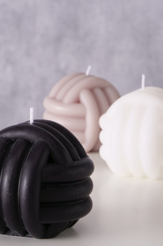 Домашнє SPA Boltze Свічка без запаху Knot 2027996.black чорний