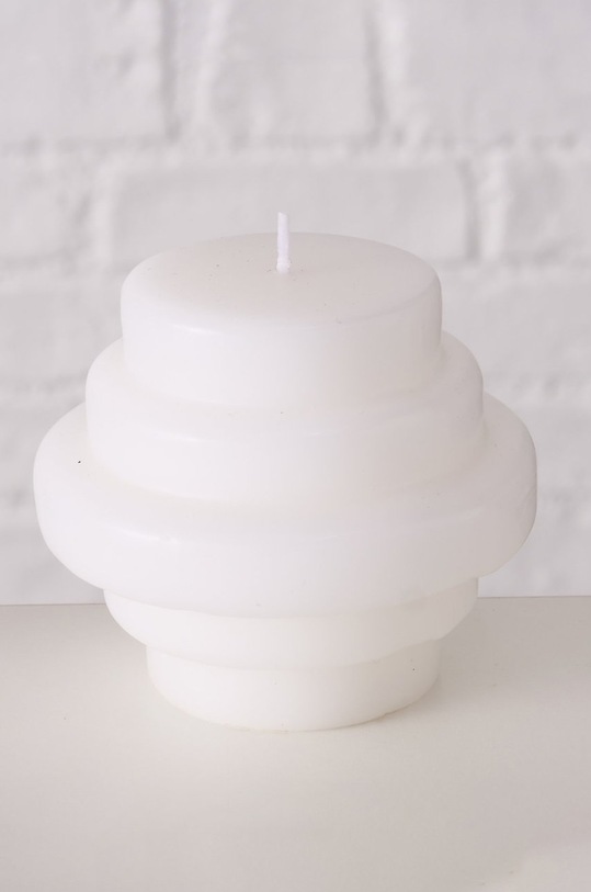 Boltze неароматизированная свеча Trapeca белый 2027995.white