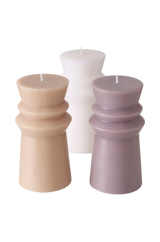 Boltze neparfémovaná svíčka Tulo béžová 2027993.sand