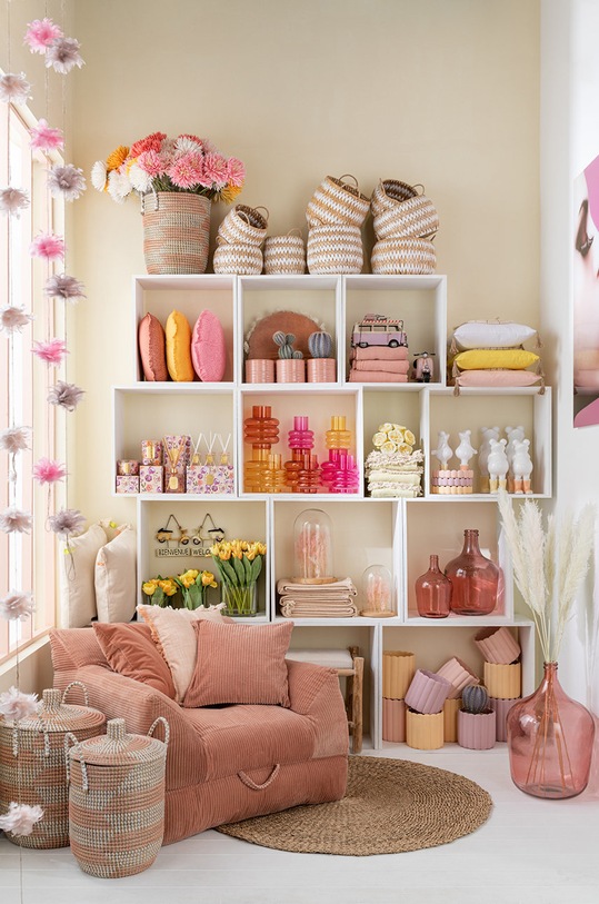 J-Line Aroma difuzér Rainbow Reef 21977 růžová AA00