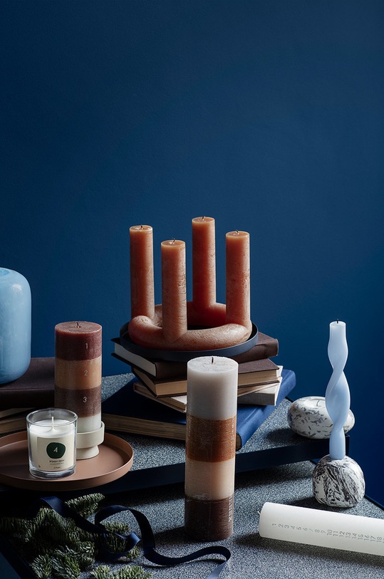 Κερί χωρίς άρωμα Broste Copenhagen Lucille 45800458 πολύχρωμο AA00