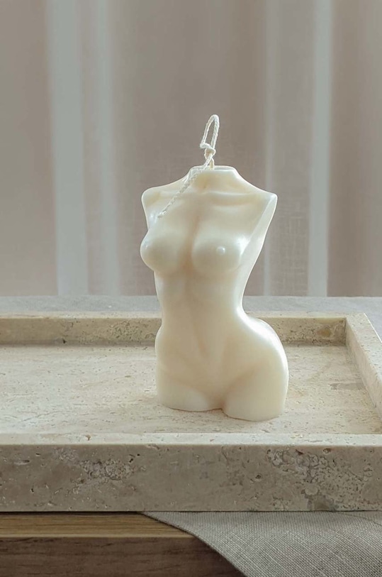 Svijeća od sojinog voska Bella Bulba Goddess 5903957208213 bijela AA00