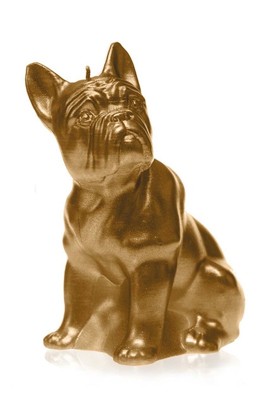 Candellana świeca dekoracyjna Bulldog Classic żółty 5903104867423
