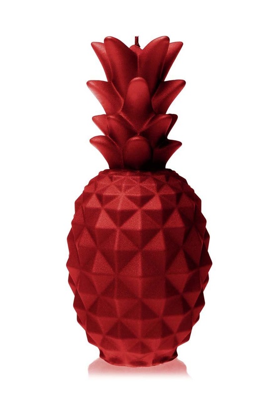 Candellana świeca dekoracyjna Pineapple Big czerwony 5902841362147