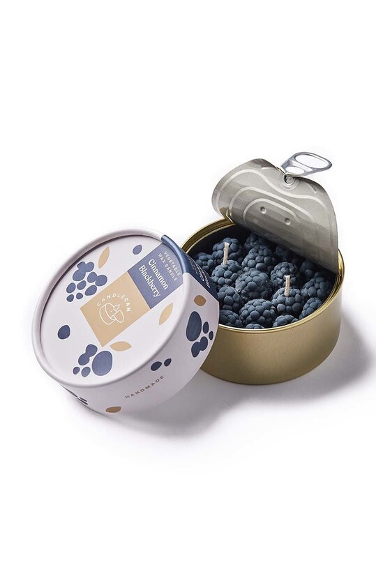 Vonná sviečka CandleCan Cinnamon Blackberry modrá can.berry