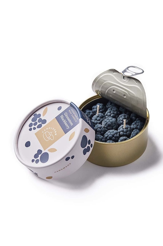 CandleCan lumanare aromata Cinnamon Blackberry albastru can.berry