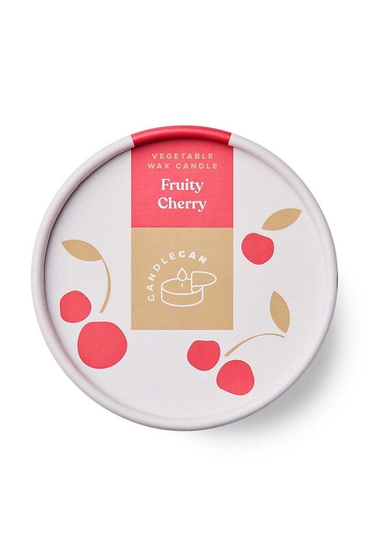 Home SPA CandleCan lumanare aromata Fruity Cherry can.cherry rosu