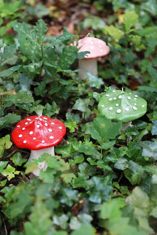 &k amsterdam świeca dekoracyjna Mushroom Dots 1093.03