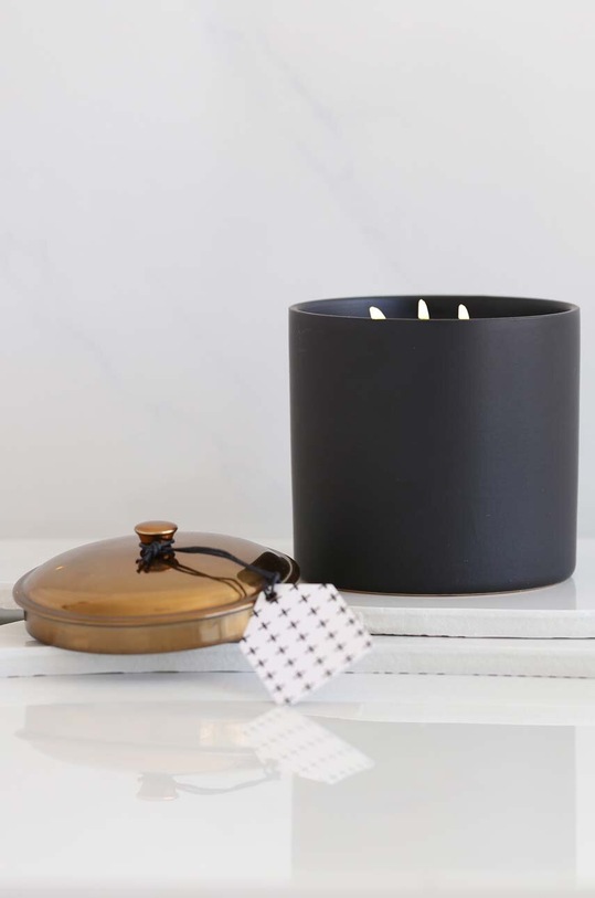 Paddywax świeca zapachowa sojowa Bergamot & Mahogony 425 g czarny HY1503EU